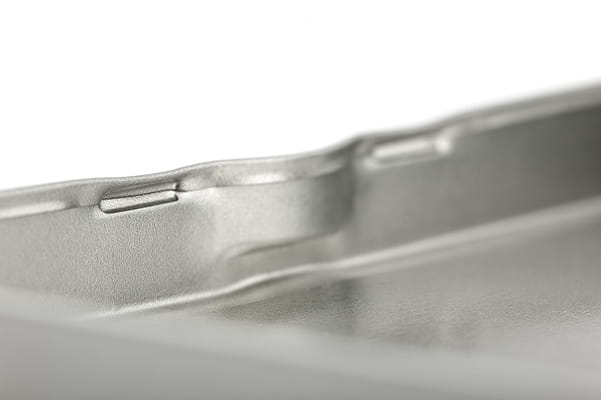 Eckige Metallverpackung für flache Produkte