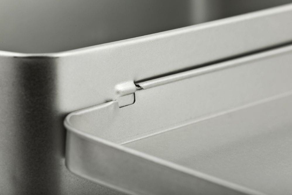 Stollenverpackung aus Weißblech