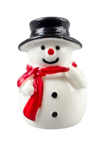 Adventskalenderdosen mit "Schneemann-Datumsschieber" und Befüllung