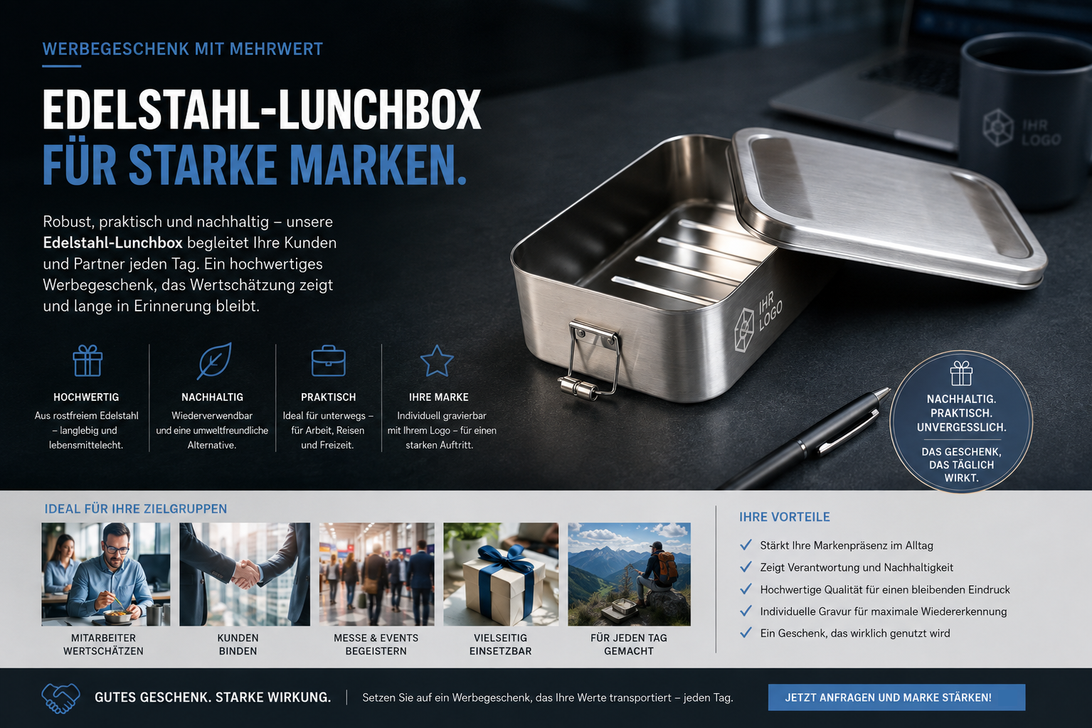 Edelstahl Lunchbox