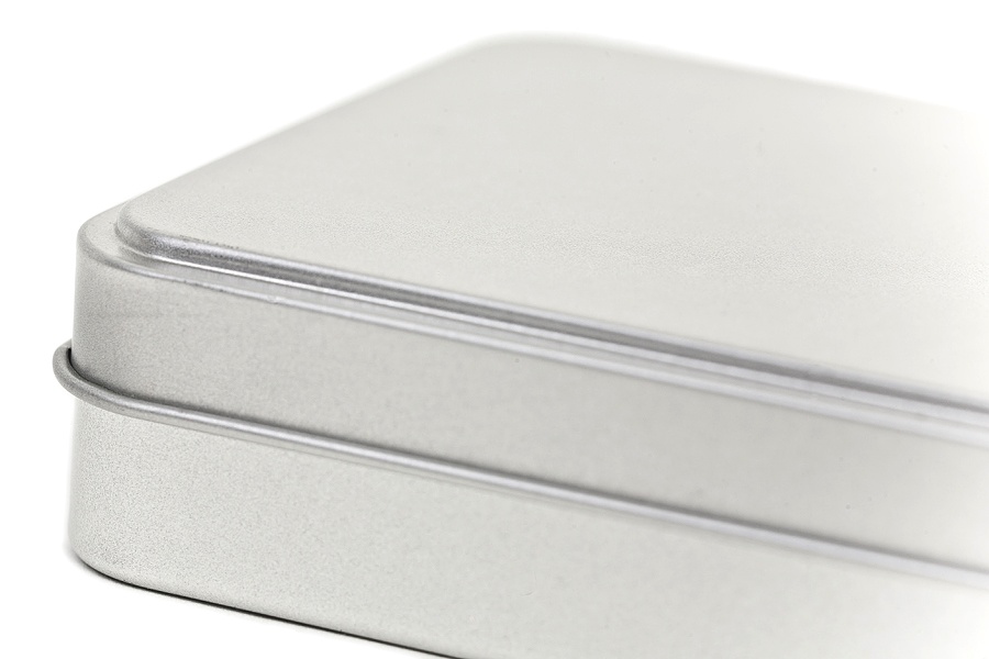 Eckige Metallverpackung