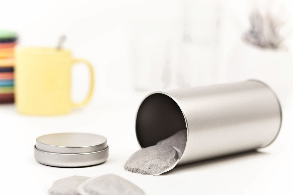 Metallverpackung für Tee