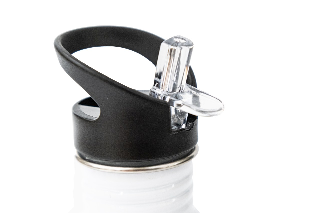 Trinkflasche mit Trinkhalm
